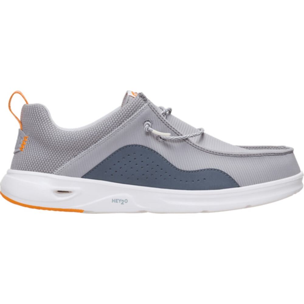 NWT Hey Dude Shoes Men's Wally Hey2O Rib Stretch in Grey size 12 (NO BOX)